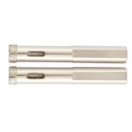 MTX 2db 12x67mm galvanizált gyémánt körkivágó, üveg/kerámia