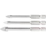 MTX 5-6-8mm csempe fúrófej szett fúrófej hatlapfejű