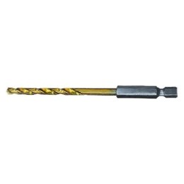 MTX 6,5x 121 mm HEX HSS-TiN spirális fém fúrószár hatszögletű befogással
