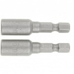 MTX 6x45mm mágneses dugókulcs fej csavarozóba 2db CrV