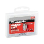 MTX SL-PH-PZx65mm kétvégű, 10db bitfejkészlet 45X acél tokban