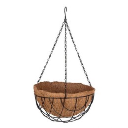PALISAD 30cm Coco Vita láncos függesztett virágtartó kókuszbetéttel