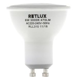 RETLUX RLL 310 GU10 izzó 3STM 6W WW kifutó