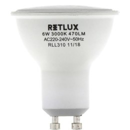 RETLUX RLL 310 GU10 izzó 3STM 6W WW kifutó