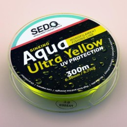 SEDO Aqua Ultra Yellow 300 Méter Monofil  Horgász zsinór  - 0.28mm 7.62kg
