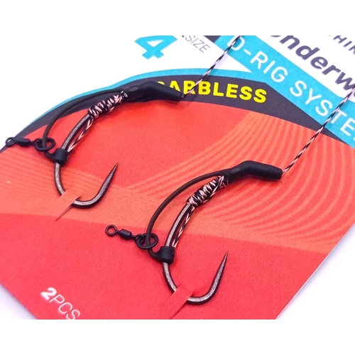 SEDO CurvX Underwater Barbless D Rig System Előkötött Bojlis Előke - 4