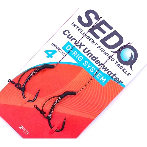 SEDO CurvX Underwater D Rig System Előkötött Bojlis Előke - 6