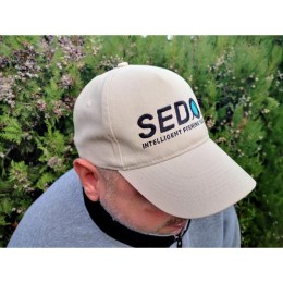 SEDO Fishing Hímzett Baseball Sapka - homok