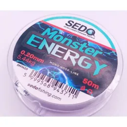 SEDO Monster Energy Monofil előkezsinór - 50m - 0.28mm 10.21Kg 50m