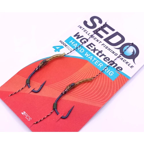 SEDO WG Extreme Hard Water Carp rig Előkötött Bojlis Előke - 4