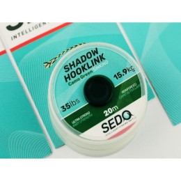 SEDO Shadow Hooklink - Fonott  Előke Zsinór - Camo Green 15lbs - 6.8kg 20m