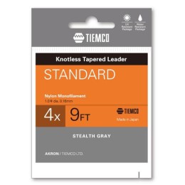 Tiemco Standard Tapered Leader 12ft 0X vékonyodó legyező előkezsinór