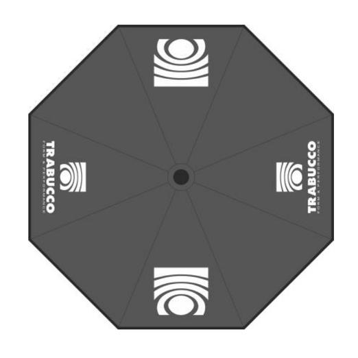 Trabucco Competition umbrella grey 250 PU, napernyő - Image 3