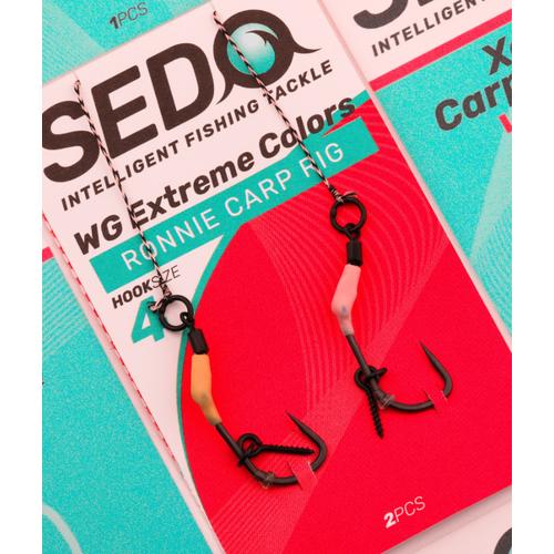 SEDO WG Extreme Colours Ronnie Carp Rig Előkötött bojlis előke - 4