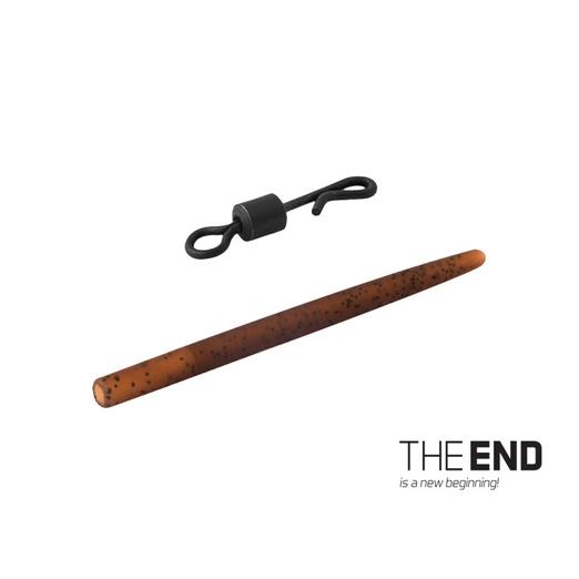 Delphin THE END Forgó gyorskapocs gumihüvellyel 6db, #4 G-ROUND