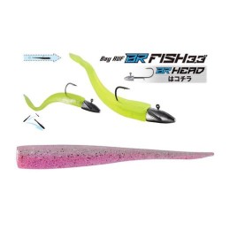 Duo Bayruf BR Fish 3.3" 8.4cm S042 UV Clear Pink gumihal 7 db/csg