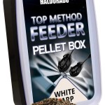 Haldorádó top method feeder pellet box - white carp etető pellet