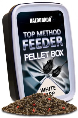 Haldorádó top method feeder pellet box - white carp etető pellet
