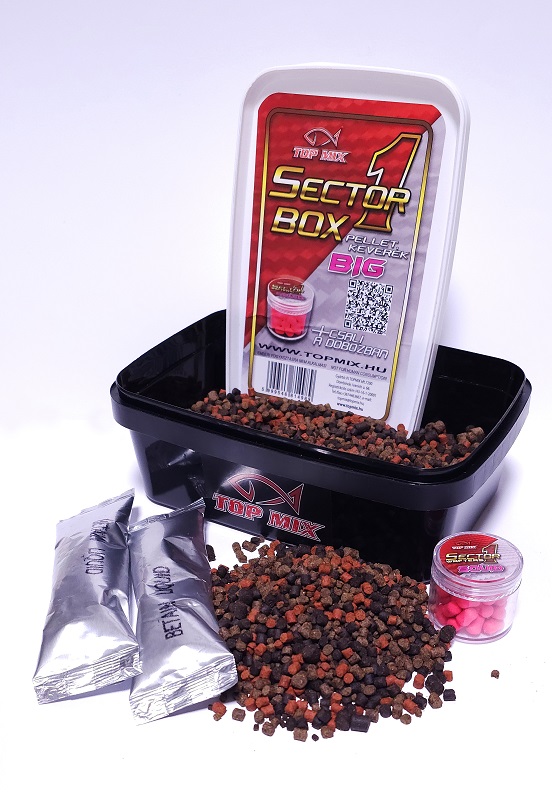 Top mix sector 1 pellet box big etető pellet