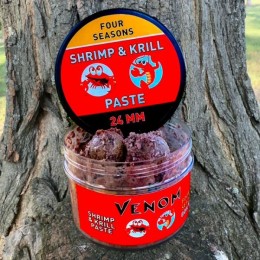Feedermánia venom shrimp -and- krill paste - four seasons (édes-rák) 24 mm horogcsali