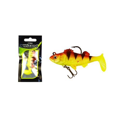 WIZARD SWIMBAIT PERCH 3 INCH YELLOW-REDTIGER