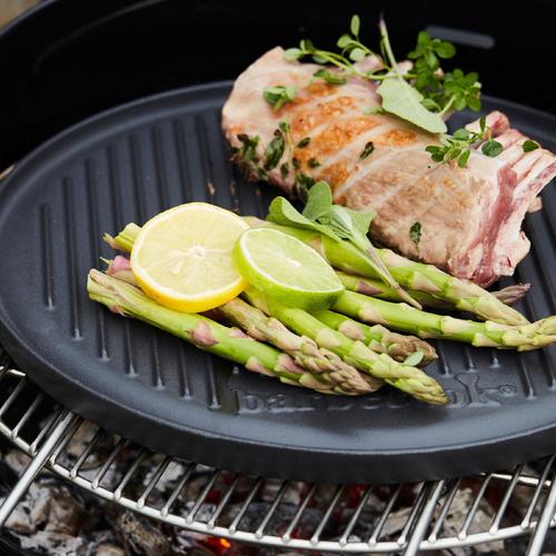 Barbecook BC-ACC-7087 zománcozott öntöttvas grill lap, kétoldalas, kerek, 35cm - Image 2