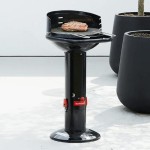 Barbecook BC-CHA-1008 Loewy 50 zománcozott faszenes grill, fekete, 47,5cm átmérő - Image 2