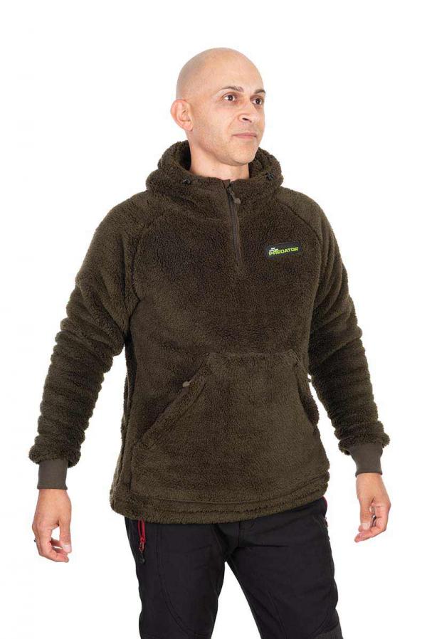 Fox rage predator sherpa hoody l-es pulóver