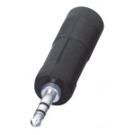 Home AC 6 audióátalakító, 3,5mm sztereó dugó, 6,3mm sztereó aljzat 5 db-os kiszerelés!
