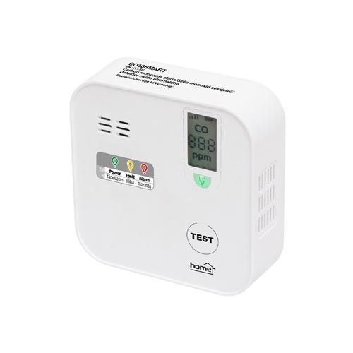 Home CO10SMART szén-monoxid vészjelző, Tuya kompatibilis, Wi-Fi kapcsolat , LCD kijelző, elemes, 5 év elem élettartam, 10 év érzékelő élettartam - Image 2