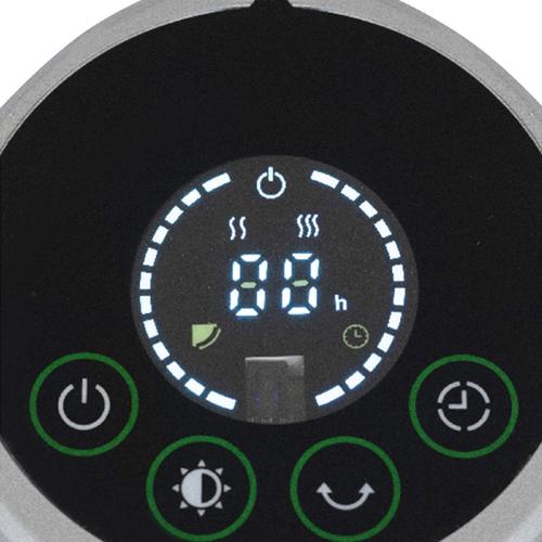 Home FK 252 álló elektromos karbon és halogén kombinált fűtőtest, 1200W/1200W, IPX4 védelem, távirányító, ezüst - Image 4