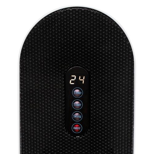 Home FK 54 álló elektromos kerámia fűtőtest, 1400W/2000W, oszcillálás, elektronikus termosztát, távirányító, fehér - Image 3