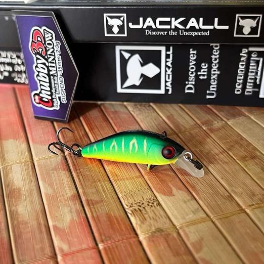 Jackall Chubby Minnow 35 mat tiger (08), wobbler - Image 2
