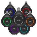 SAL BT 7000 BoomBox, bluetooth kihangosító, 2 x 30 W, BT TWS, 3.5mm AUX, USB, EQ, LED effektek, telefontöltés, USB-C és AUX kábel, vízálló - Image 3