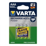 VARTA 5703 akkumulátor AAA, NiMH akkumulátor, mini ceruza, 1000 mAh kapacitás, RTU - feltöltött és használatra kész, 4 db/csomag 4 db-os kiszerelés!