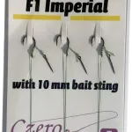 F1 imperial 12 with bait sting 10mm braid 0,10 8cm 3pcs. - Image 2