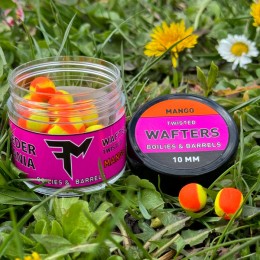 Feedermánia wafters twisted boilies -and- barrels 10 mm mango