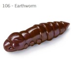 FishUp Pupa Earthworm 0,9 (22mm), color:106, 12db; plasztik csali