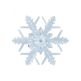 Home KID 331/WH LED-es hópehely ablakdísz, beltéri kivitel, öntapadós, hidegfehér LED