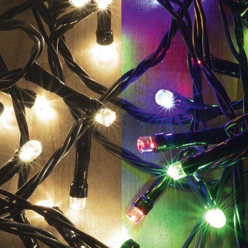 Home LED 102R/WW/M LED-es DUAL COLOR fényfüzér, 7 m / 100 db melegfehér és színes LED, táviránytó, 2 fényprogram, hálózati adapter, kül- és beltéri kivitel - Image 2