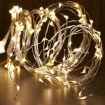 Home ML 120/WW micro LED-es fényfüzérköteg, 120 db melegfehér micro LED, 6 ágú, vékony, ezüstszínű vezeték, hálózati adapter, kül- és beltéri kivitel - Image 3