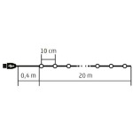 Home ML 200 RGB SMART micro LED-es fényfüzér, 20 m / 200 db RGB micro LED, applikációval vezérelhető, USB csatlakozó, beltéri kivitel - Image 2