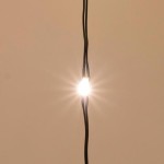 Home ML 250G/WW micro LED-es fényfüzérköteg, 250 db melegfehér micro LED, 10 ágú, vékony, zöld színű vezeték, hálózati adapter, kül- és beltéri kivitel - Image 2