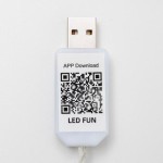 Home MLF 240 RGB SMART micro LED-es fényfüggöny, 3x2,4 m / 240 RGB micro LED, smart, távirányító, USB csatlakozó, beltéri kivitel - Image 4