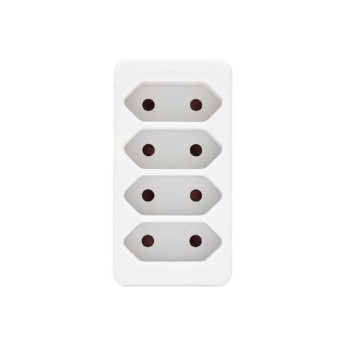 Home NV 24/WH hálózati elosztó, 4 EURO aljzat gyermekvédelemmel ellátva, max. 4 x 500 W, fehér - Image 2