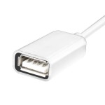 Home SA 044 microUSB OTG kábel, USB-A aljzat, microUSB-B dugó, 2,1A, 16cm, 480 Mbps - Image 2