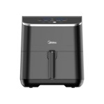 MIDEA MAD55005APKH Air Fryer, forrólevegős fritőz, 4.6 l kosár, 5.7 l üst, 1500 W, 60 p időzítő, 200 °C hőmérséklet, lecsatolható sütőkosár - Image 2