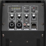 SAL PAS8W42S professzionális oszlopsugárzó hangrendszer, max. 600 W, 20cm mélysugárzó, 4x2” szélessávú szatellit hangszóró, aktív zenekari hangdoboz, Bluetooth, állvány - Image 4