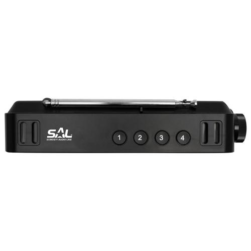SAL RPR 3LCD táskarádió, AC/DC, AM_FM_SW digitális rádió, ébresztő, AUX, 60 tárolható állomás - Image 3