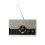 SAL RRT 6B retro táskarádió, multimédia lejátszó, 6 in 1, BT, USB, MicroSD, AUX, FM rádió, kihangosító, beépített mikrofon - Image 2